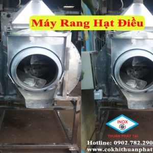 máy rang hạt điều