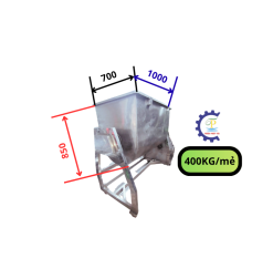 Máy trộn chữ U 400kg/mẻ TPT126