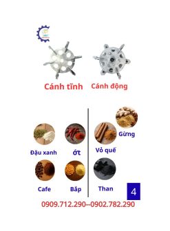 Máy nghiền siêu mịn công nghiệp công suất 150kg/h TPT62 8 6