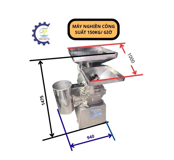Máy nghiền siêu mịn công nghiệp công suất 150kg/h TPT62 6 Máy nghiền siêu mịn công nghiệp công suất 150kg/h TPT62 - Ảnh 6