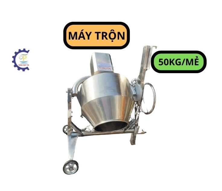 Bồn trộn dạng lồng quay 50kg/Mẻ TPT107 1 Bồn trộn dạng lồng quay 50kg/Mẻ TPT107