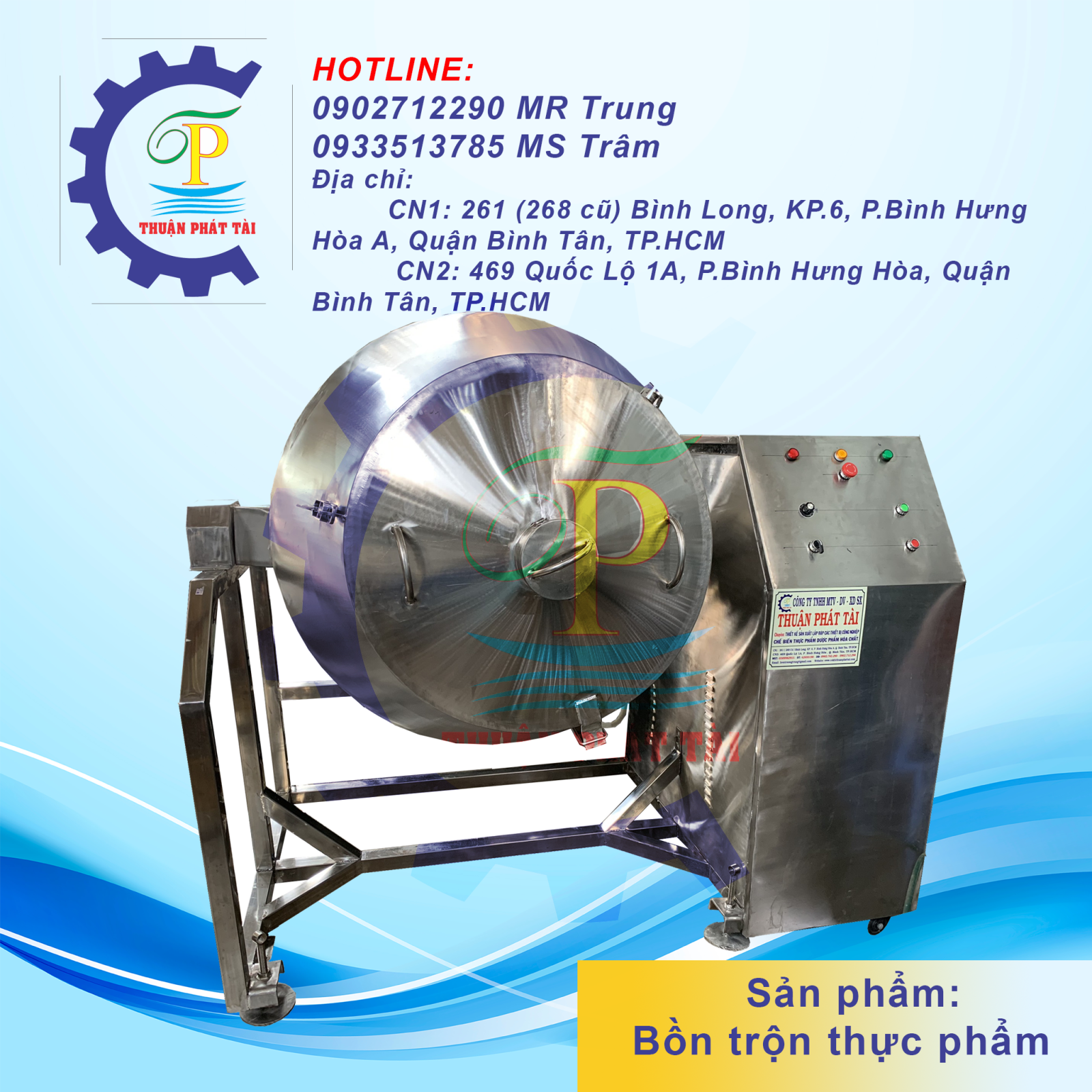 MÁY TRỘN NGUYÊN LIỆU