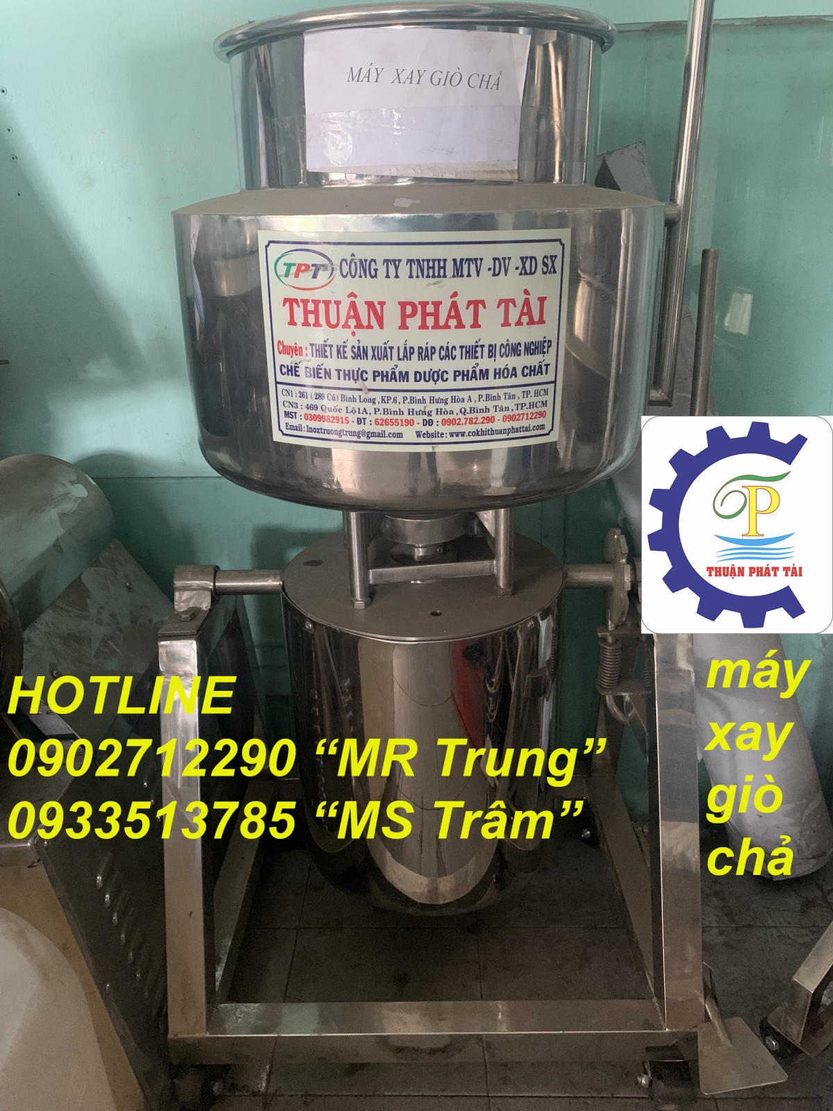 MÁY XAY GIÒ CHẢ CÔNG NGHIỆP