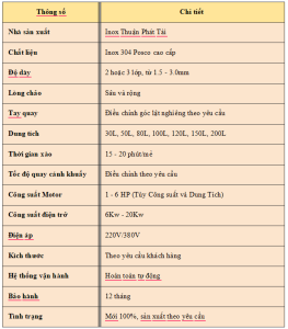 Chảo sên công nghiệp 3 Screenshot 2026 08 20 155009